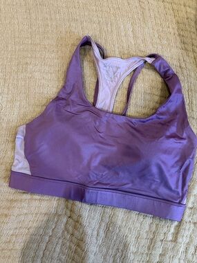 Peloton Lavender Racerback Sports Bra with Light purple Lining